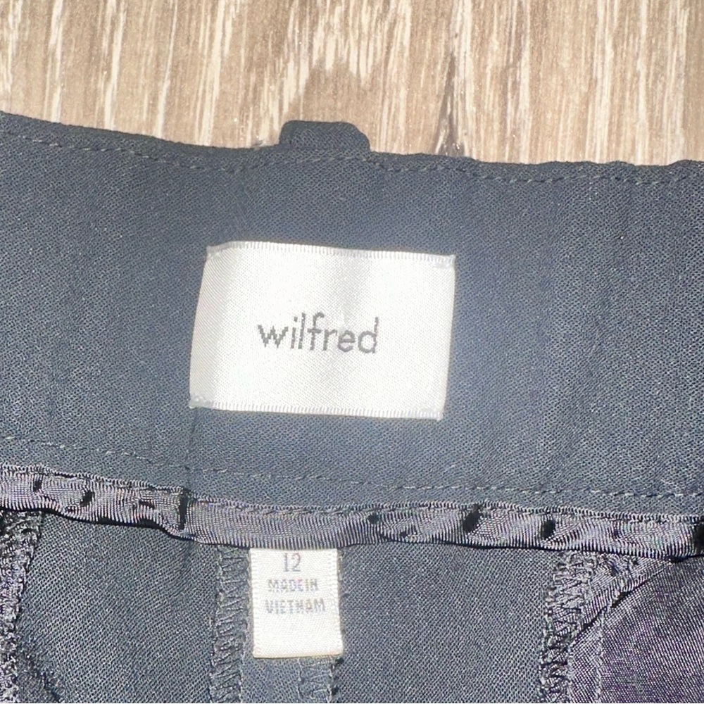 Wilfred Black Cuffed High Waisted Trouser Size 12 - Picture 6 of 6